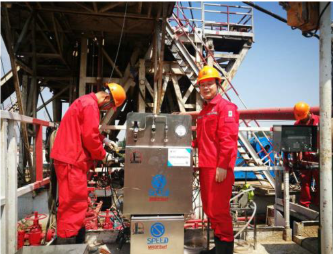 钻井液核磁共振在线检测系统现场页岩油应用
